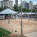 Centro reúne cinco quadras de areia, sendo uma principal e quatro anexas com arquibancada, duas salas de apoio técnico, além de vestiários, sanitários, bicicletário. foto - RAFAEL MACRI - PMM