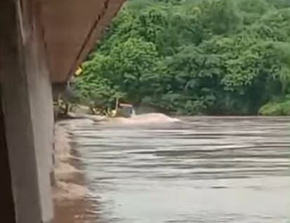 foto reprodução de vídeo gravado por um grupo de engenheiros da Caixa Econômica Federal.