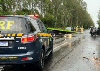 Maioria dos acidentes durante o feriado de natal envolveu veículos de grande porte. foto - PRF/PR