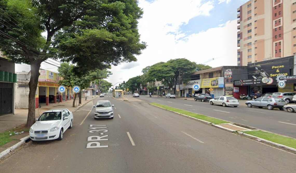 Acidente aconteceu na avenida Morangueira em frente ao números 113. foto - maps