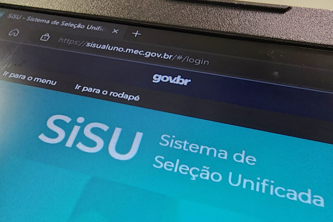 Brasília - 10/07/2023 - Página do SIsu 2023 na internet. Foto: Rafa Neddermeyer/Agência Brasil