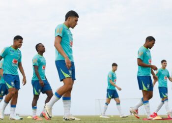 Seleção Sub-20 foi a campo em Puerto Cabello, após vitória sobre a Bolívia, pela segunda rodada do Sul-Americano Sub-20
Créditos: Rafael Ribeiro/CBF