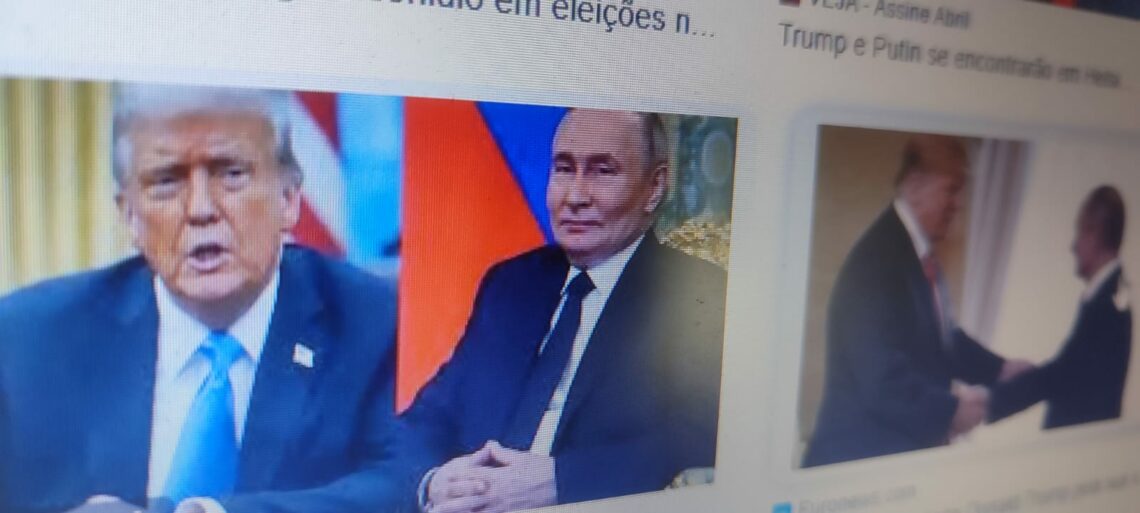 TRUMP E PUTIN - foto reprodução internet