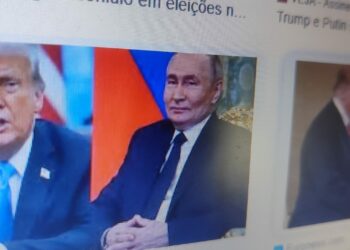 TRUMP E PUTIN - foto reprodução internet