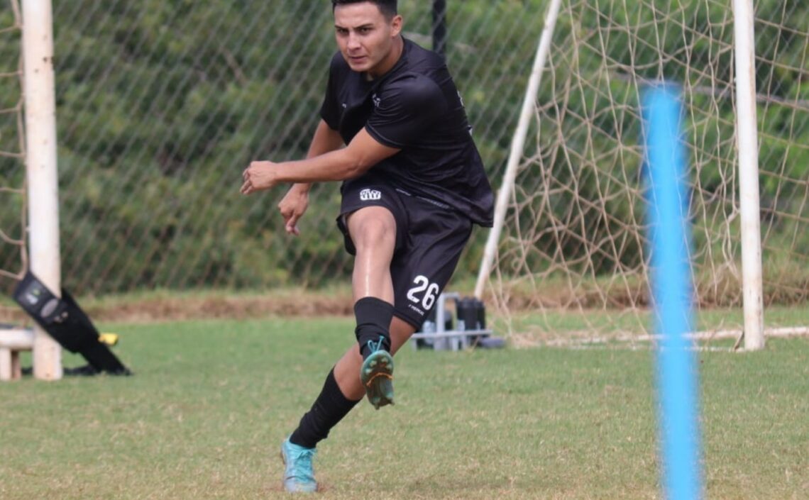 Atacante paraguaio de 21 anos Pablo Borja teve passagem pelo Caxias (RS) em 2024. Foto - João Victro Bulhak