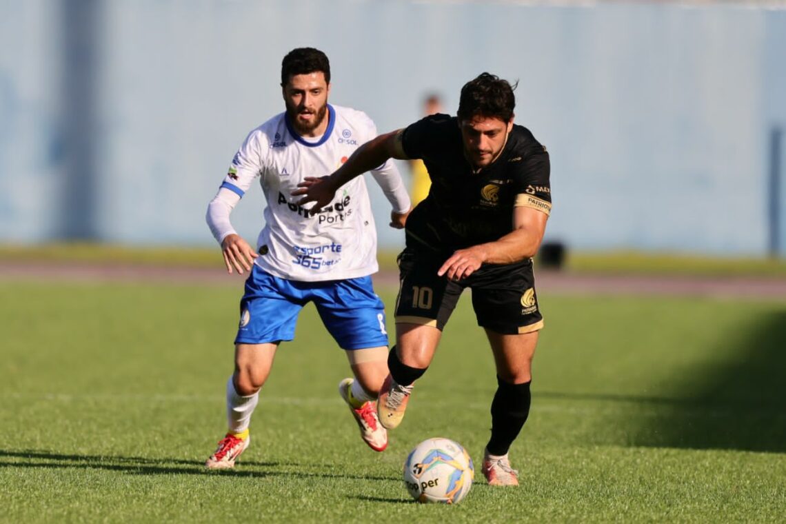 Patriotas obteve a vitória contra o Iguaçu no Gigante do Itiberê. Foto: Rafael Diego