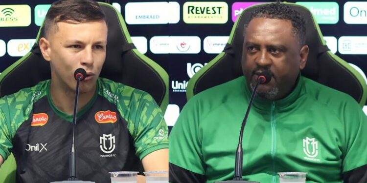 Moraes e Castilho participaram da entrevista coletiva nesta quinta-feira 1º no CT do Dogão